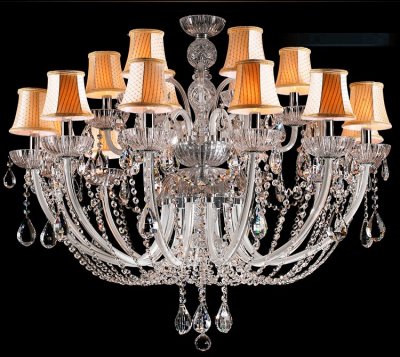modern 18 arm large crystal chandelier luxury crystal light chandelier fashion palaces crystal large chandelier light modern
