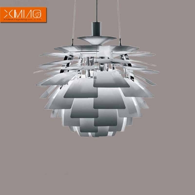 modern led pendant lights aluminum material g9 led base with white silver red color for dining room design lamp pendant lights