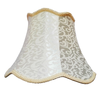 rice white abstract pattern e27 desk lamp shade, textile fabrics, simple and fashionable, high 18.5cm and diameter 25cm