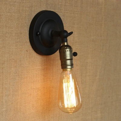 vintage retro wall lamp with switch ac 90-260v personality wall light for living room bedroom bedside bathroom