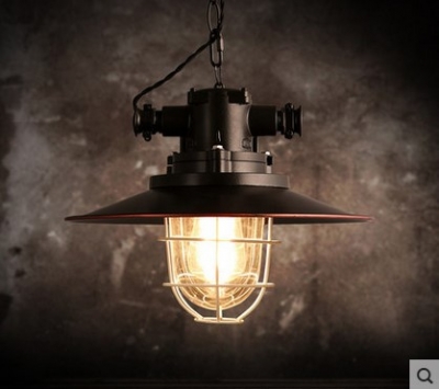 wrount iron edison vintage industrial lamp pendant lights for dinning room in retro loft style,lamparas colgantes