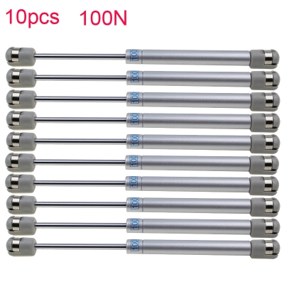 10pcs hydraulic gas strut lift support kitchen cabinet supports hinge spring brass cover cupboard