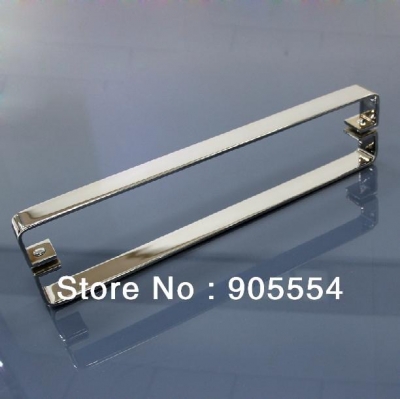 400mm chrome color 2pcs/lot 304 stainless steel glass door handle [home-gt-store-home-gt-products-gt-glass-door-amp-bathroom-glass-]