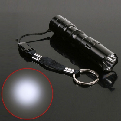5pcs/lot 3w mini aluminum led light flashlight torch waterproof camping sporting portable led torch