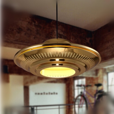 ufo creative edison loft industrial vintage pendant lamp for bar cafe dinning room gloden hanging lamp lustres de sala