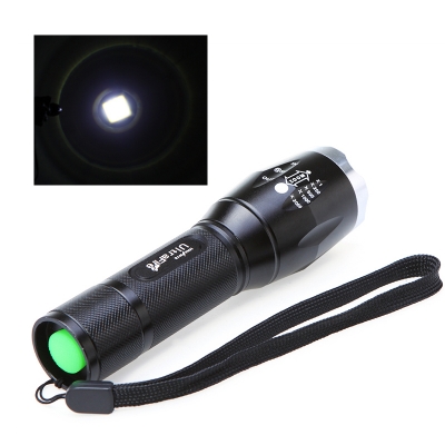 ultrafire 1000 lumen cree xm-l xml t6 led flashlight adjustable torch lamp 18650 or 3*aaa