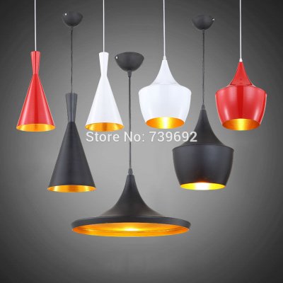 3pcs/lot(tall,fat,widestyle) individuality brief pendant light vintage american bar table musical instrument pendant lamps