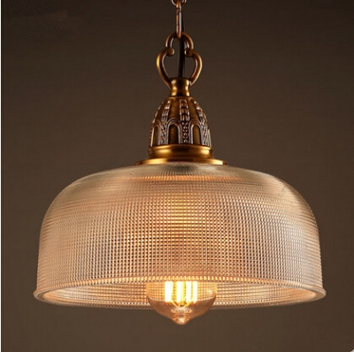 american country loft industrial vintage pendant lights with glass lampshade for bar dinning home lighting suspension luminaire