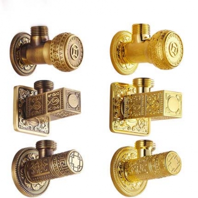 brass two outlet angle valve