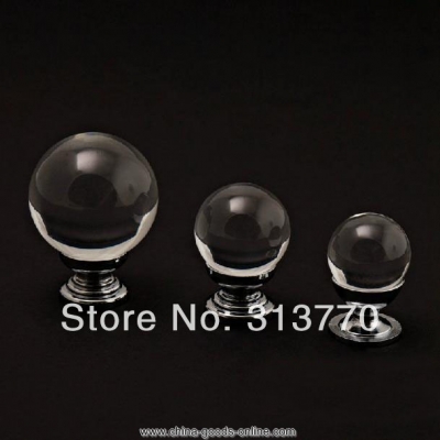 d40mm k9 crystal glass furniture knob househood pull knob