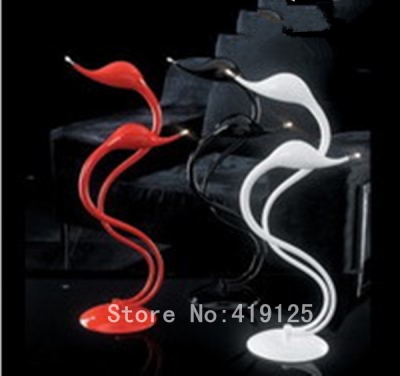 european modern creative iron swan table lamp desk lamp reading lamp ,contemporary home decoration