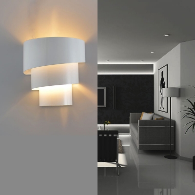 modern luxury industrial wall lamp lamparas de pared vintage white gray bathroom loft stair aluminum led wall lights sconce luz