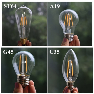 retro incandescent vintage light bulb st64 c35 a19 diy handmade edison bulb fixtures,e14/e27/220v/110v bulbs for pendant lamps
