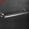 stainless steel double towel bar square towel rack in the bathroom wall mounted towel holder bathroom accessories