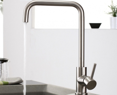 water taps kithchen stainless steel faucet deck mounted 360 degree rotating kitchen mixer tap
