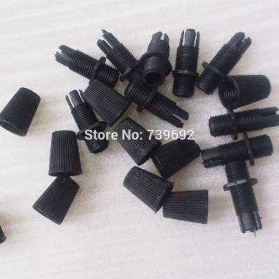 (1000pcs/lot )black color 007 strain relief plastic cable strain relief wire clamp cable grip for pendant lamp/wall lamp