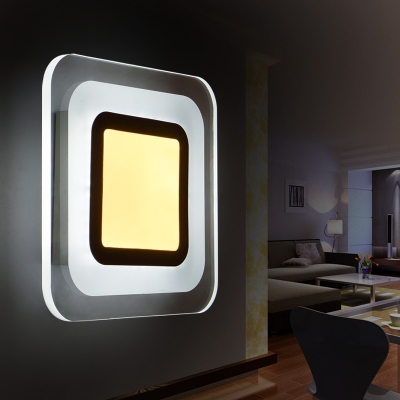 2016 new arrival 9w+8w modern led wall lights lamp for living room hallway bedroom mini stylish led luminaire ac85-265v