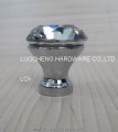 20pcs/ lot 25 mm clear crystal cabinet knobs with zinc chorme base