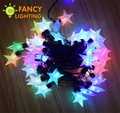 5m/50led beads colorful starry led string lights 110v/220v christmas lights led string lamp for house/roof/tree/party decoration