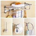 bathroom accessories hardware set bathroom towel ring toilet paper holder towel shelf toilet brush holder