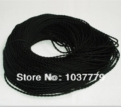 black color fabric cable