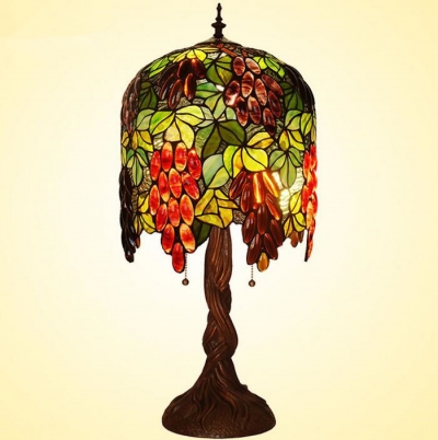 european style bedroom bedside lamp color glass table lamp decoration creative grape lamp,yslc-40,