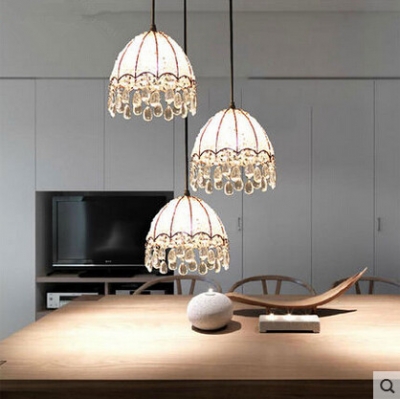 new k9 crystal modern led pendant light fashion lustre romantic hanglamp fixtures for cafe bar home lighting lamparas colgantes