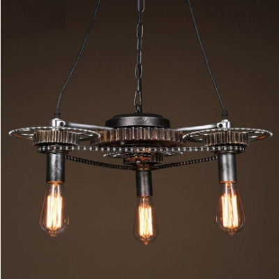 retro loft style gear edison pendant light fixtures vintage industrial hanging lamp for bar home lighting lamparas colgantes