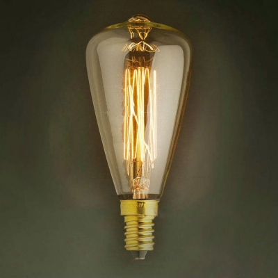 st48 incandescent bulb e14 40w globe retro edison light bulb ac 110v/220v st48 vintage light bulb decoration style