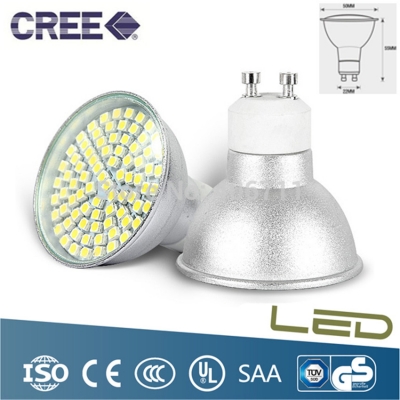 10pcs 9w led spotlight gu10 e27 80 smd led beads 3528 ac210v-240v led bulbs for lamps warm cool white led lighting