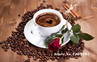 30x40cm 5d diy diamond painting cross stitch coffee cup and roses dating full embroidery kits sdp44