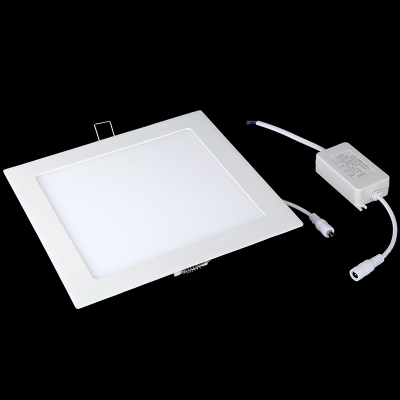 3pcs/lot thin square led panel light 12w ac85-265v 1000lm warm white/white panels light wall recessed