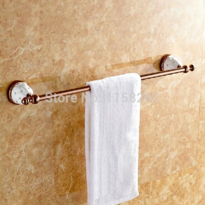 (60cm)single towel bar,towel holder,solid brass made,rose gold finish,bath products,bathroom accessories 5310