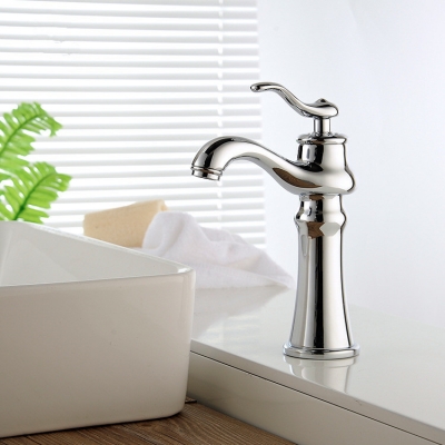 contemporary single handle luxury new style chrome basin faucet antique faucet and cold 5871-222