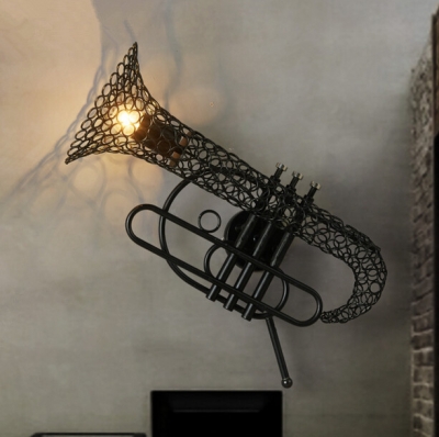 creative personality iron wall lamp bar cafe restaurant loft retro industrial wall light