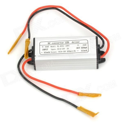ip67 waterproof 20w led driver 20w 600ma constant current driver led power supply ( input 12-24v) [led-driver-4929]