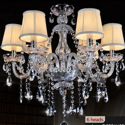 k9 clear crystal chandelier lampshade lustre de cristal para sala de jantar moderne modern kitchen chandeliers tiffany lamp