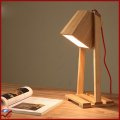 luxury led bulb wooden desk lamp abajur modern dining study decorative square table light lamp lamparas de mesa luminaria lampe
