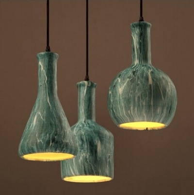 modern ceramic bottles led pendant lights fixtures for bar dining room hanging lamp indoor lighting suspension luminaire