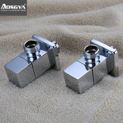 square brass angle valve