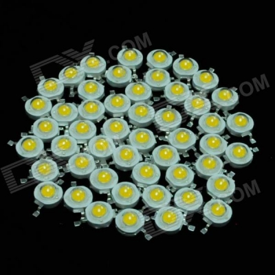 100pcs/lot epistar diy high power 180~200lm 3w led chip beads module emitter for diode