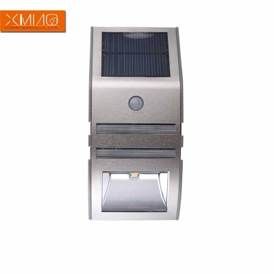 2 led outdoor wall lamp for waterproof pir solar motion sensor lamp for garden shed pathway light