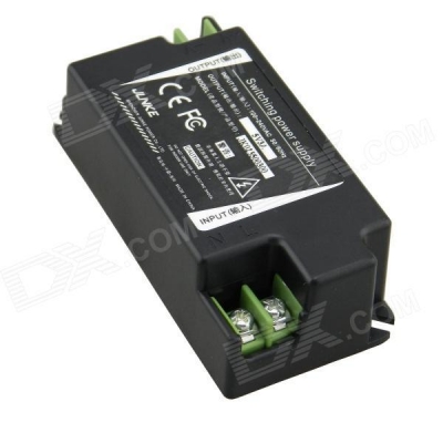 5v 3a switching led power supply adapter - black (ac 100~240v / 15w)