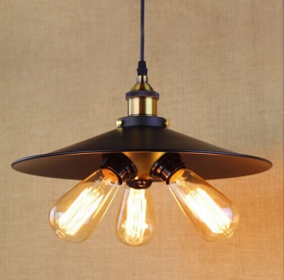 american loft style industrial vintage pendant lights with 3 lights,edison pendant lamp for dinning room home lightings
