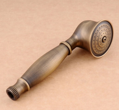 antique brass hand shower head
