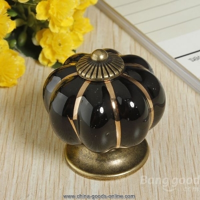 blueflame ceramic pumpkins door drawer cupboard pull handles and knobs