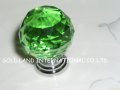 d20mm green crystal glass cabinet door knob/ cabinet handle and knobs