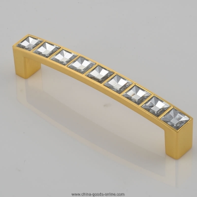 european gold crystal handle 96mm drawer handle / furniture handles / kitchen handles