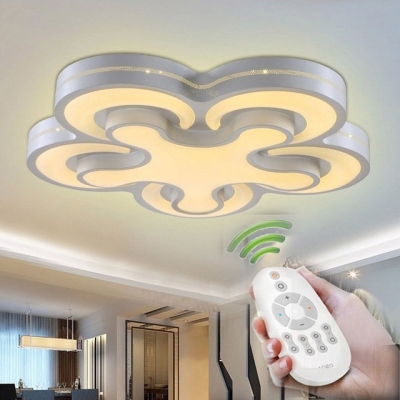 remote control surface mounted modern led ceiling lights for living room bedroom led light fixture luminaire, luminaria teto