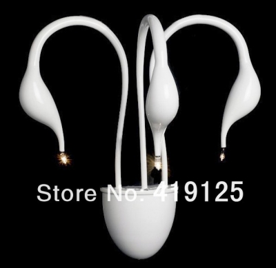 swan wall lamp 3 arms ,four color ,dia 360mm*h 480mm